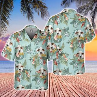 Brahman Tropical Flowers Pattern Hawaiian Shirt, Farm Hawaiian Shirt, Farmer Hawaii | Newhawaiianshirts AU