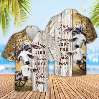 Brahman Woods Pattern Hawaiian Shirt, Farm Hawaiian Shirt, Farmer Hawaii | Newhawaiianshirts AU