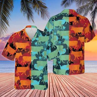 Cow Camo Hot And Cold All Over Printed Hawaiian Shirt, Farm Hawaiian Shirt, Farmer Hawaii | Newhawaiianshirts CA