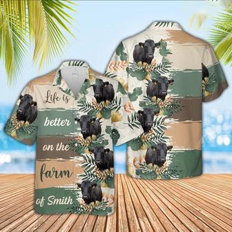 Custom Name Dexter Life Is Better On The Farm Hawaiian Shirt, Farm Hawaiian Shirt, Farmer Hawaii | Newhawaiianshirts AU