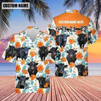 Dexter Hibiscus Floral Custom Name Hawaiian Shirt, Farm Hawaiian Shirt, Farmer Hawaii | Newhawaiianshirts AU