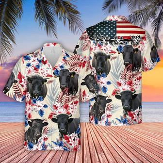 Dexter Pattern US FLAG Hawaiian Shirt, Farm Hawaiian Shirt, Farmer Hawaii | Newhawaiianshirts CA