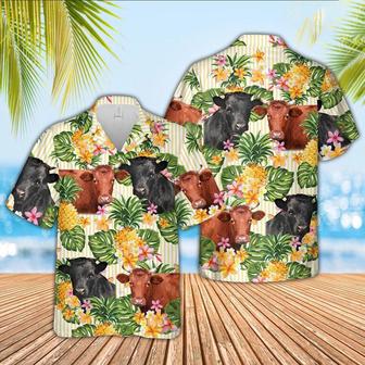 Dexter Pineapple Pattern Hawaiian Shirt, Farm Hawaiian Shirt, Farmer Hawaii | Newhawaiianshirts UK