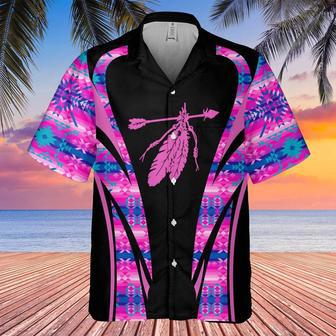 Elegant Feather Native American Hawaiian Shirt, America Shirt, Native American Hawaiian Shirt | Newhawaiianshirts AU