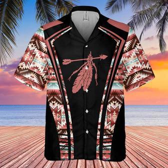 Feather Brings Life To The New Day Native American Hawaiian Shirt, America Shirt, Native American Hawaiian Shirt | Newhawaiianshirts AU