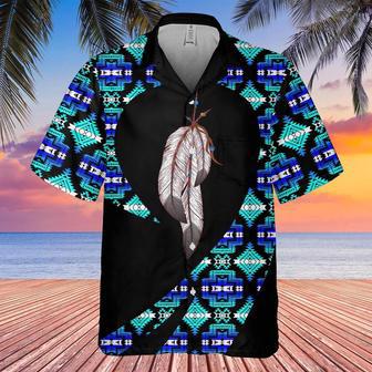 Feather For Work Native American Hawaiian Shirt, America Shirt, Native American Hawaiian Shirt | Newhawaiianshirts AU