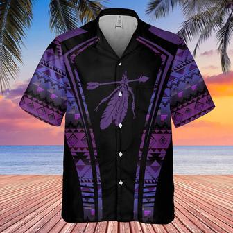 Feather Helps You Stand Out From The Crowd Native American Hawaiian Shirt, America Shirt, Native American Hawaiian Shirt | Newhawaiianshirts AU