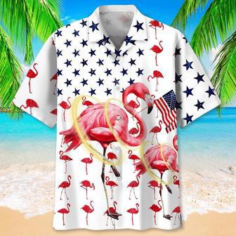 Flamingo U.S All Over Printed Hawaiian Shirt, Farm Hawaiian Shirt, Farmer Hawaii | Newhawaiianshirts AU