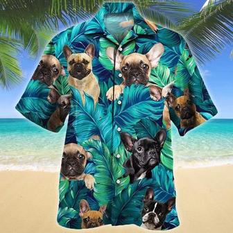 French Bulldog Dog Lovers Hawaiian Style For Summer Hawaiian Shirt, Farm Hawaiian Shirt, Farmer Hawaii | Newhawaiianshirts AU