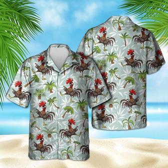 Funny Chicken Hawaiian Shirt, Farm Hawaiian Shirt, Farmer Hawaii | Newhawaiianshirts CA