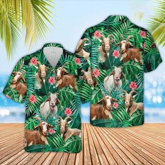 Goat Hawaiian Shirt, Farm Hawaiian Shirt, Farmer Hawaii | Newhawaiianshirts CA