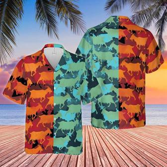 Goats Camo Hot And Cold All Over Printed Hawaiian Shirt, Farm Hawaiian Shirt, Farmer Hawaii | Newhawaiianshirts UK