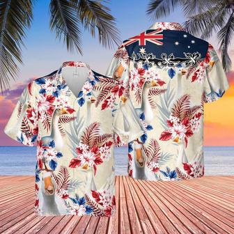 Goose Australian Flag Hawaiian Flowers All Over Printed Hawaiian Shirt, Farm Hawaiian Shirt, Farmer Hawaii | Newhawaiianshirts AU