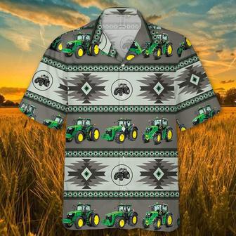 Green Tractor 5 Hawaiian Shirt, Farm Hawaiian Shirt, Farmer Hawaii | Newhawaiianshirts AU