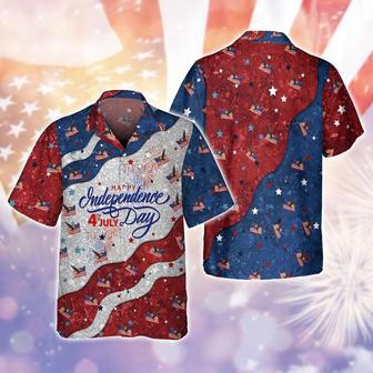 Happy Independence Day Of July All Printed Hawaiian Shirt, Farm Hawaiian Shirt, Farmer Hawaii | Newhawaiianshirts AU