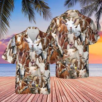 Herd Of Goat All Over Printed Hawaiian Shirt, Farm Hawaiian Shirt, Farmer Hawaii | Newhawaiianshirts UK