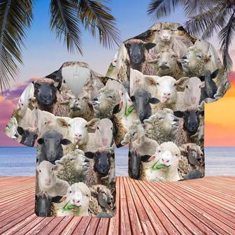 Herd Of Sheep All Over Printed Hawaiian Shirt, Farm Hawaiian Shirt, Farmer Hawaii | Newhawaiianshirts DE