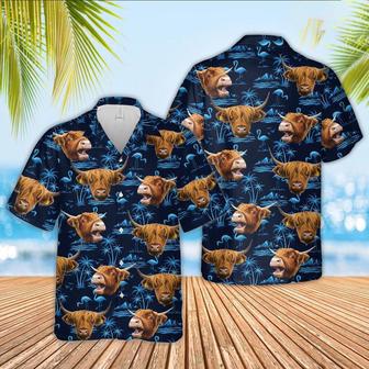 Highland Cattle Hawaiian Shirt, Farm Hawaiian Shirt, Farmer Hawaii | Newhawaiianshirts AU