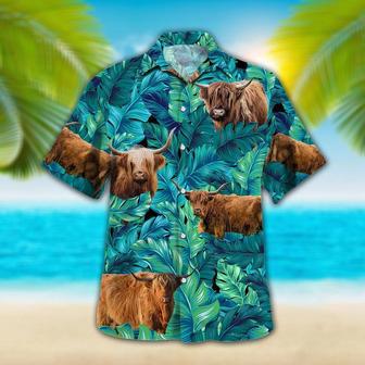 Highland Tropical Hawaiian Palm Leaves All Over Printed Hawaiian Shirt, Farm Hawaiian Shirt, Farmer Hawaii | Newhawaiianshirts DE