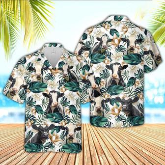 Holstein Cattle Hawaiian Shirt, Farm Hawaiian Shirt, Farmer Hawaii | Newhawaiianshirts AU