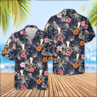 Holstein Cattle Tropical Exotic Hawaiian Shirt, Farm Hawaiian Shirt, Farmer Hawaii | Newhawaiianshirts AU