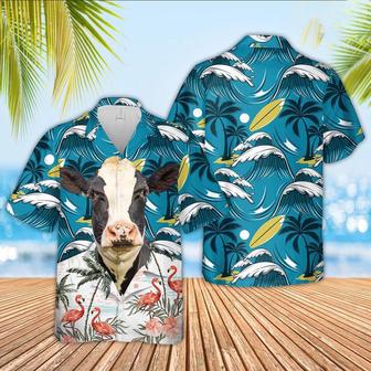 Holstein Funny Hawaiian Shirt, Farm Hawaiian Shirt, Farmer Hawaii | Newhawaiianshirts AU