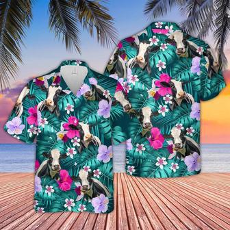 Holstein Tropical Style Hawaiian Shirt, Farm Hawaiian Shirt, Farmer Hawaii | Newhawaiianshirts AU