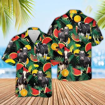 Holstein Watermelon Hawaiian Shirt, Farm Hawaiian Shirt, Farmer Hawaii | Newhawaiianshirts AU