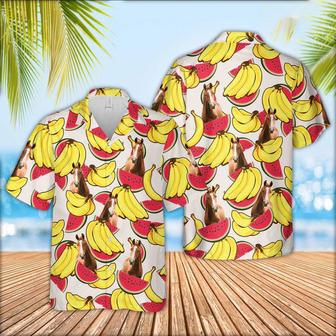 Horse Face Fruit Pattern Hawaiian Shirt, Farm Hawaiian Shirt, Farmer Hawaii | Newhawaiianshirts AU