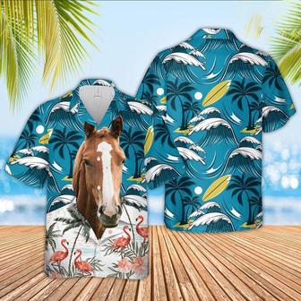 Horse Funny Hawaiian Shirt, Farm Hawaiian Shirt, Farmer Hawaii | Newhawaiianshirts CA