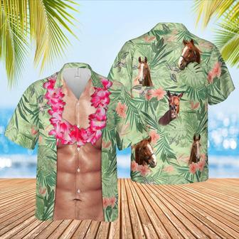 Horse Lovers Funny Body Hawaiian Shirt, Farm Hawaiian Shirt, Farmer Hawaii | Newhawaiianshirts CA