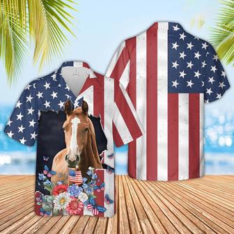 Horse Of July Hawaiian Shirt, Farm Hawaiian Shirt, Farmer Hawaii | Newhawaiianshirts CA