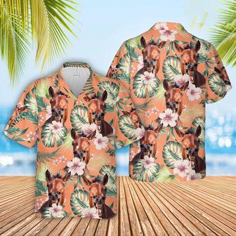 Horse Summer Happiness Floral Farm Hawaiian Shirt, Farm Hawaiian Shirt, Farmer Hawaii | Newhawaiianshirts CA