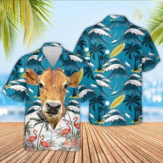 Jersey Funny Hawaiian Shirt, Farm Hawaiian Shirt, Farmer Hawaii | Newhawaiianshirts CA