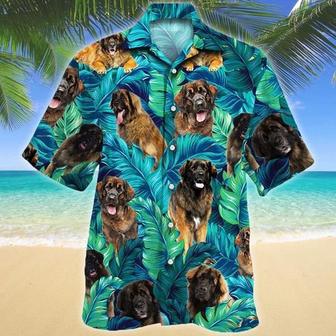 Leonberger Dog Lovers Hawaiian Style For Summer All Printed Hawaiian Shirt, Farm Hawaiian Shirt, Farmer Hawaii | Newhawaiianshirts AU