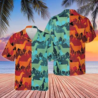 Llama Camo Hot And Cold All Over Printed Hawaiian Shirt, Farm Hawaiian Shirt, Farmer Hawaii | Newhawaiianshirts