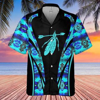 Lucky Feather Native American Hawaiian Shirt, America Shirt, Native American Hawaiian Shirt | Newhawaiianshirts AU