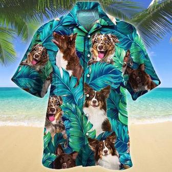 Miniature American Shepherd Dog Lovers Hawaiian Style For Summer Hawaiian Shirt, Farm Hawaiian Shirt, Farmer Hawaii | Newhawaiianshirts AU