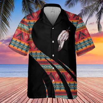 Musical Feather Soar With The Joy Of Life Native American Hawaiian Shirt, America Shirt, Native American Hawaiian Shirt | Newhawaiianshirts AU