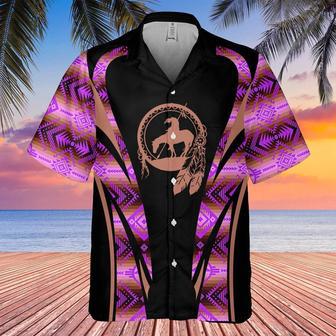 Native American Horse Embodying Strength Hawaiian Shirt, Native America Shirt | Newhawaiianshirts