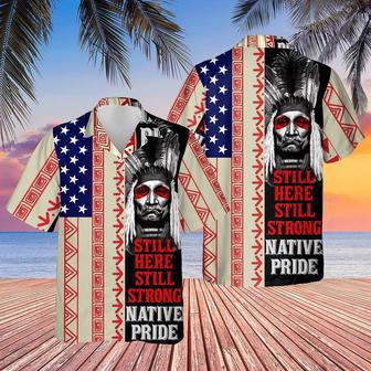 Native American Pride Peaceful Hawaiian Shirts, Native America Shirt, Native American Hawaiian Shirt | Newhawaiianshirts AU