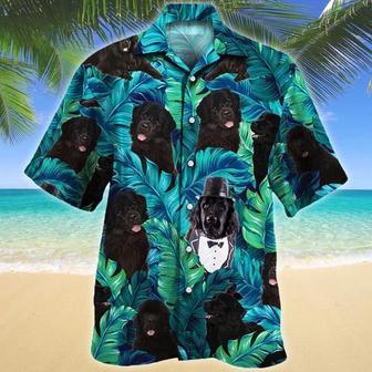 Newfoundland Dog Lovers Hawaiian Style For Summer Hawaiian Shirt, Farm Hawaiian Shirt, Farmer Hawaii | Newhawaiianshirts AU