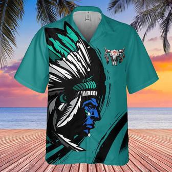 North Star Native American Hawaiian Shirt, America Shirt, Native American Hawaiian Shirt | Newhawaiianshirts