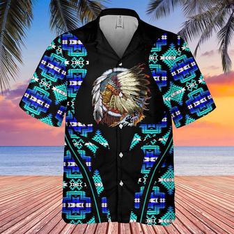 Ocean Kiss Native American Hawaiian Shirt, America Shirt, Native American Hawaiian Shirt | Newhawaiianshirts UK