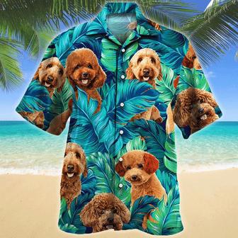 Poodle Dog Lovers Hawaiian Style For Summer Hawaiian Shirt, Farm Hawaiian Shirt, Farmer Hawaii | Newhawaiianshirts AU