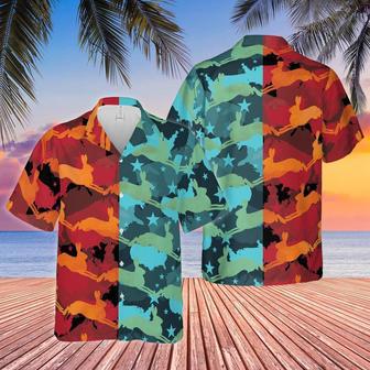 Rabbit Camo Hot And Cold All Over Printed Hawaiian Shirt, Farm Hawaiian Shirt, Farmer Hawaii | Newhawaiianshirts