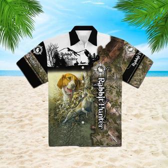 Rabbit Hunter In The Forest Hawaiian Shirt, Farm Hawaiian Shirt, Farmer Hawaii | Newhawaiianshirts AU