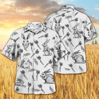 RABBIT PATTERN Hawaiian Shirt, Farm Hawaiian Shirt, Farmer Hawaii | Newhawaiianshirts AU