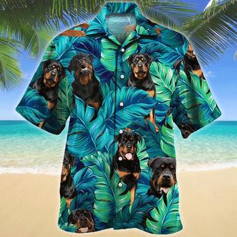 Rottweiler Dog Lovers Hawaiian Style For Summer All Printed Hawaiian Shirt, Farm Hawaiian Shirt, Farmer Hawaii | Newhawaiianshirts AU