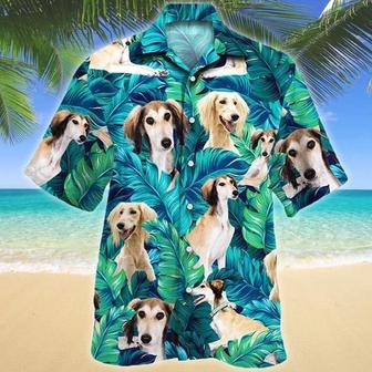 Saluki Dog Lovers Hawaiian Style For Summer All Printed Hawaiian Shirt, Farm Hawaiian Shirt, Farmer Hawaii | Newhawaiianshirts AU